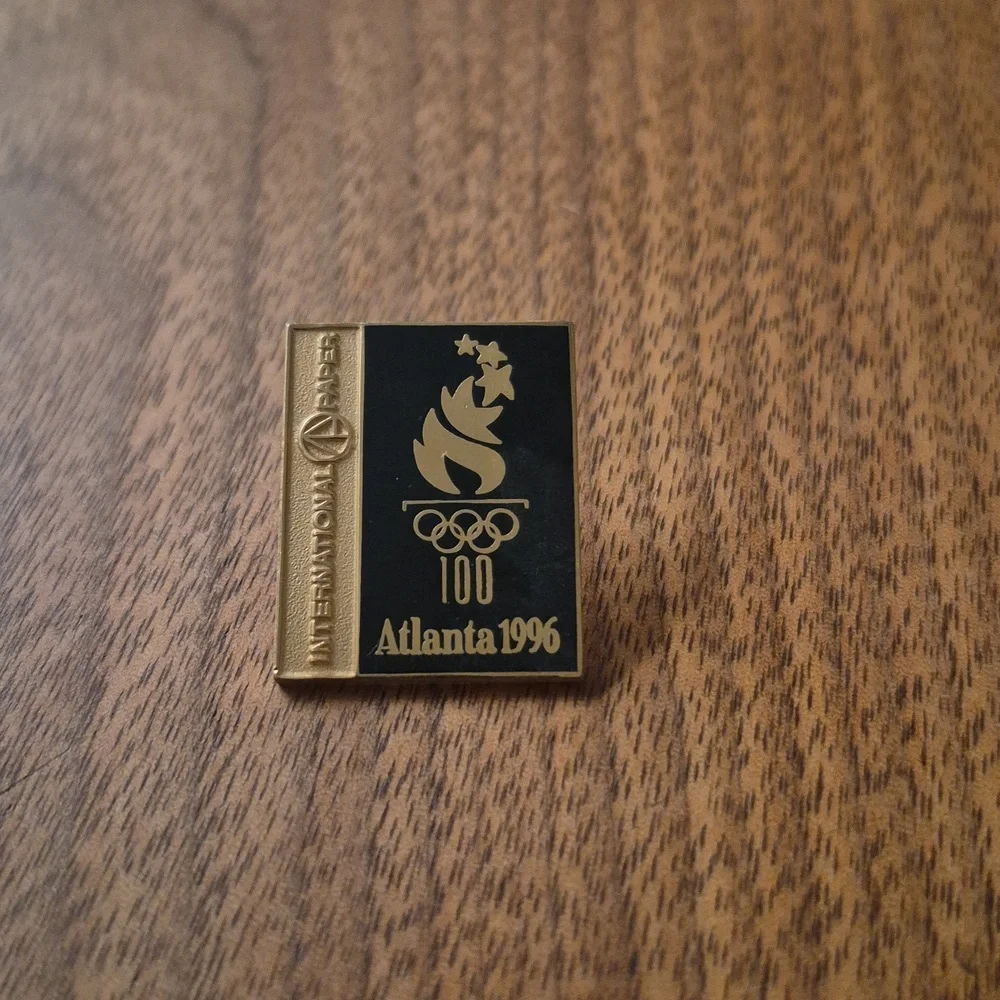 (3) Vintage Olympic Tie/Lapel pins Atlanta 1996 Summer Games Souvenier Lot